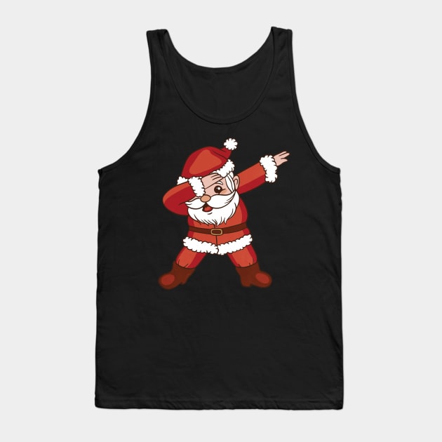 Santa Claus dab gesture Tank Top by Picasso_design1995